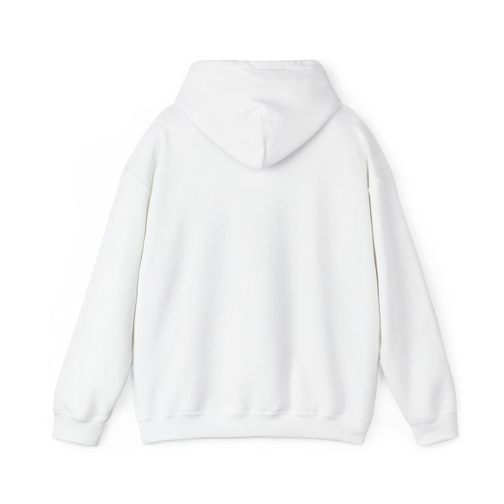 Team Sparka hoodie in white, back view – Sparka Hot Head design, official Roco Kingdom merch