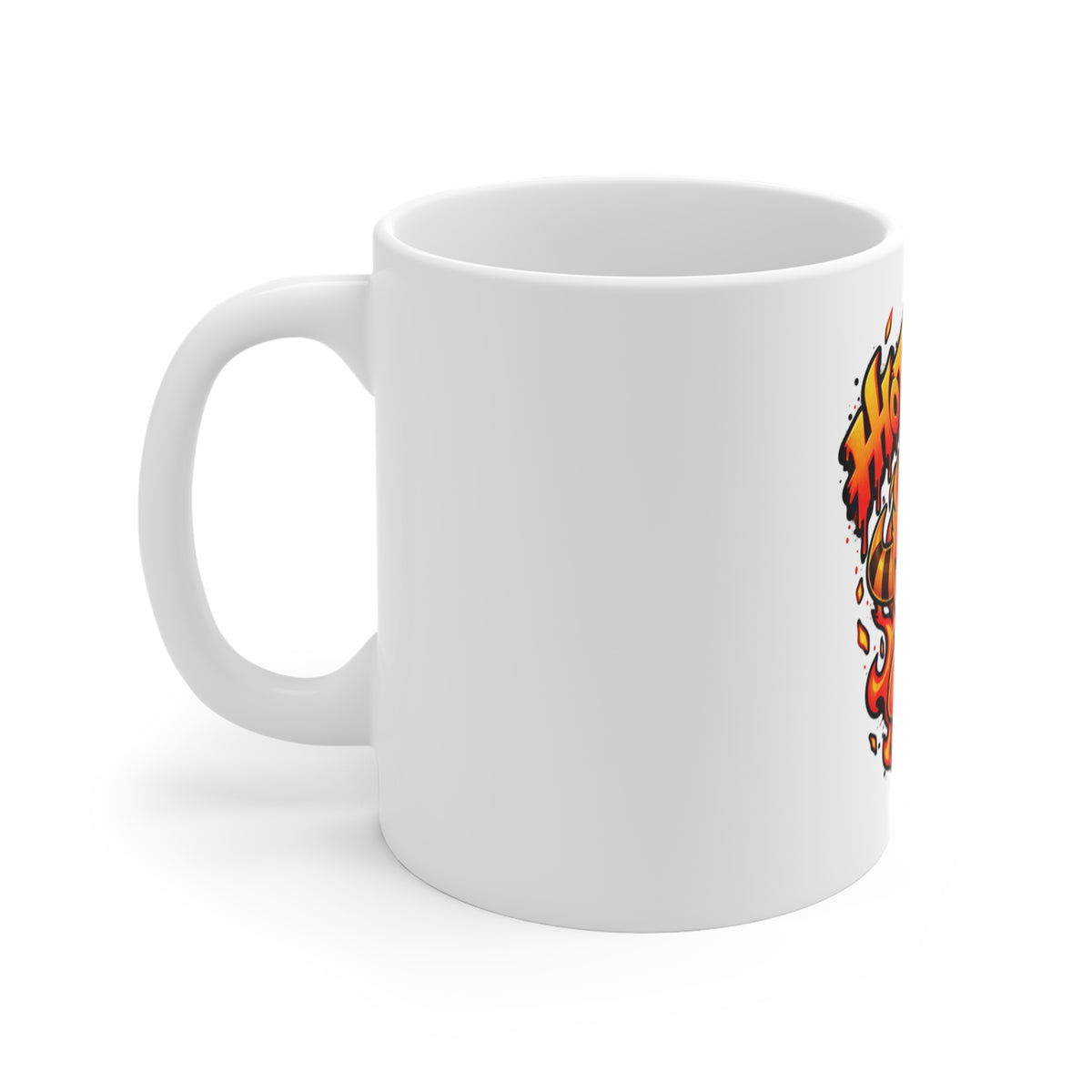 Team Sparka mug, left side – Hot Head design, official Roco Kingdom merch