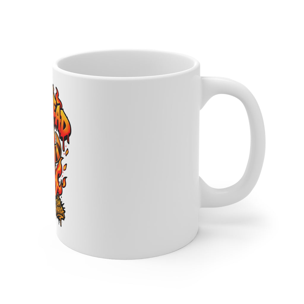 Team Sparka mug, right side – Hot Head design, official Roco Kingdom merch