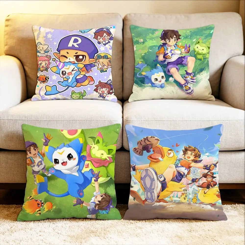 Roco Kingdom cushion cover, printed square pillow case