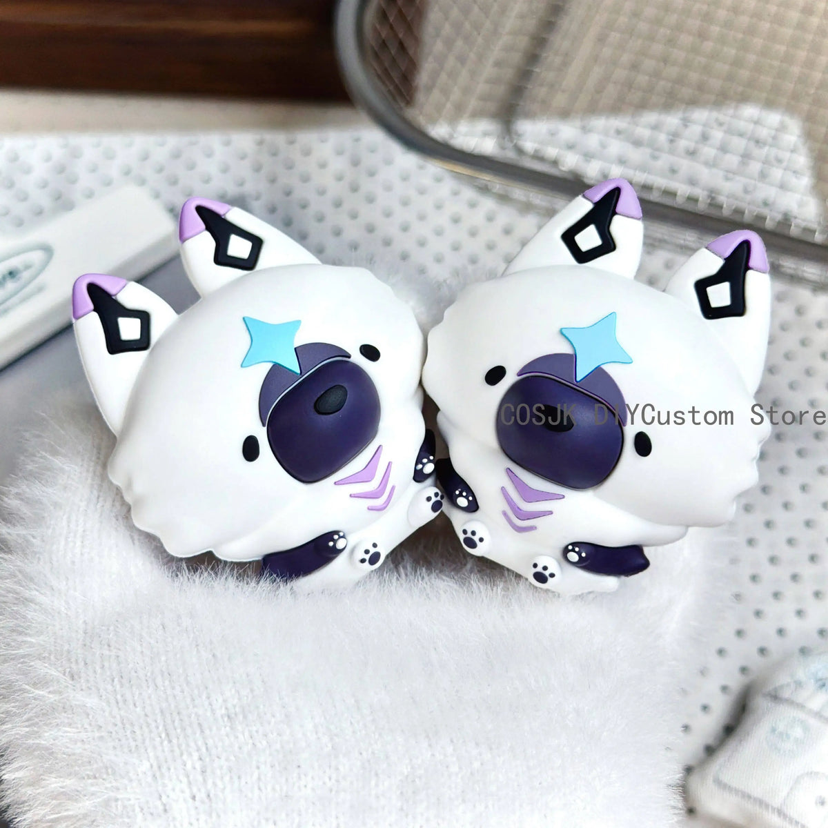 Demon Wolf mini figure, Roco Kingdom chibi figurine