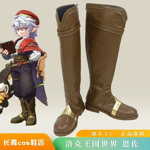 Enzo cosplay boots for Roco Kingdom cosplay