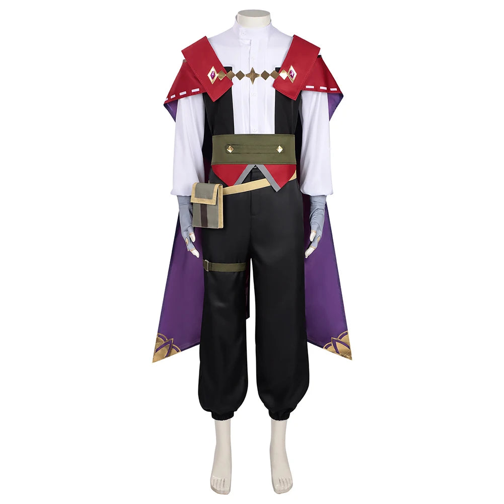 Enzo cosplay costume with cloak for Roco Kingdom cosplay, photo 2