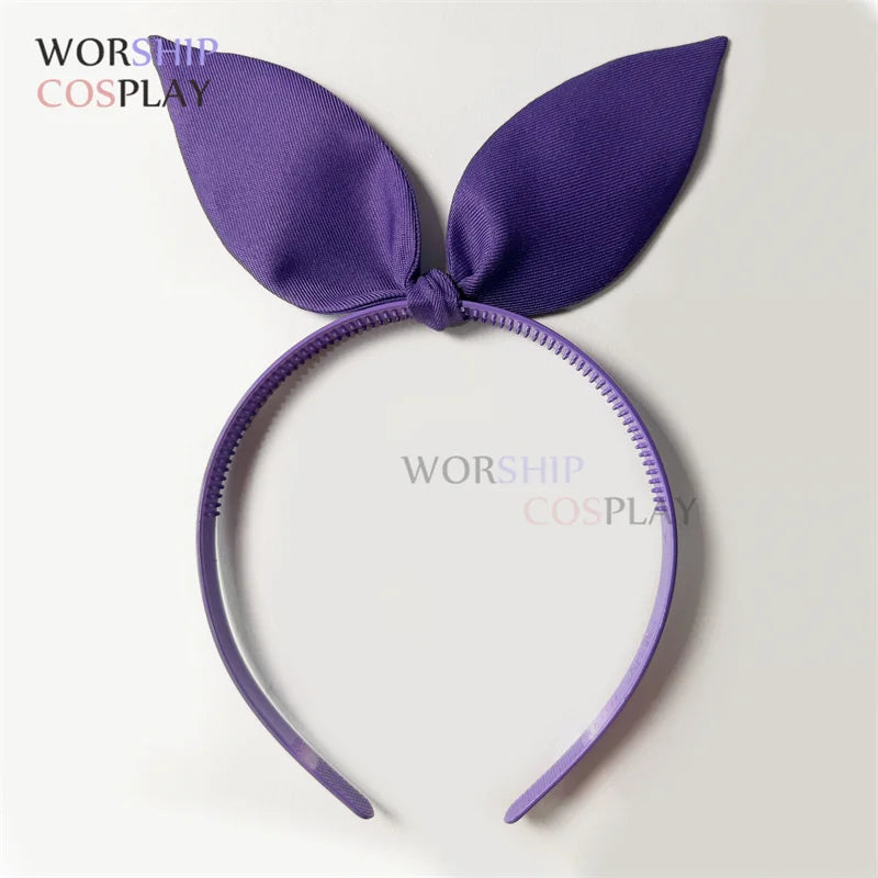 Purple hair bow clip for Roco Kingdom cosplay, photo 2