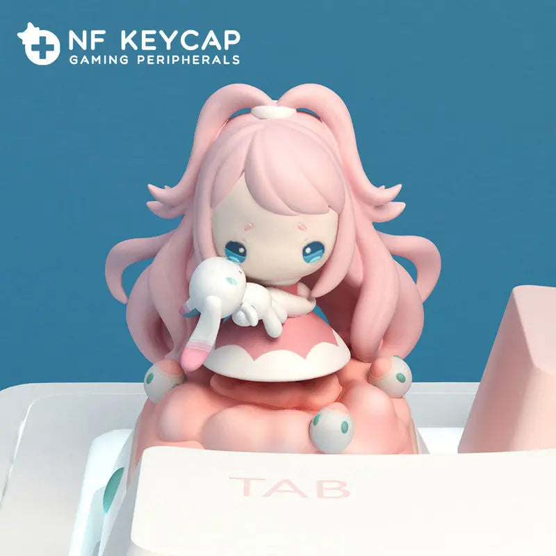 Snow Shadow artisan keycap for mechanical keyboards, photo 4