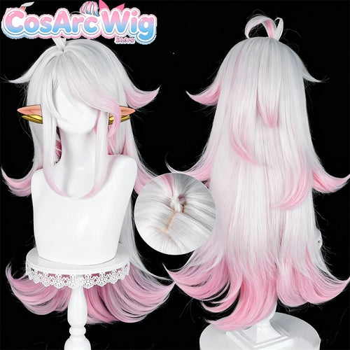 Iris cosplay wig with ears for Roco Kingdom cosplay
