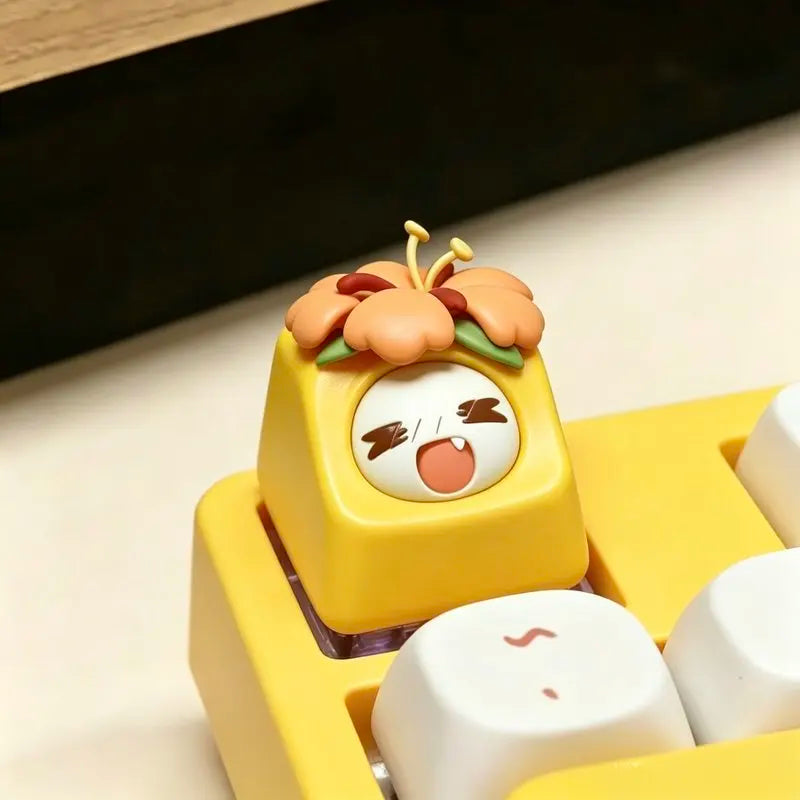 Snow Shadow artisan keycap for mechanical keyboards, photo 2