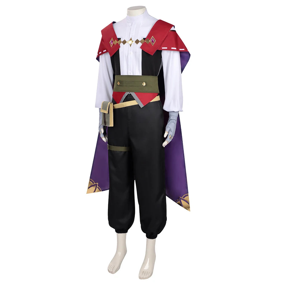 Enzo cosplay costume with cloak for Roco Kingdom cosplay, photo 4